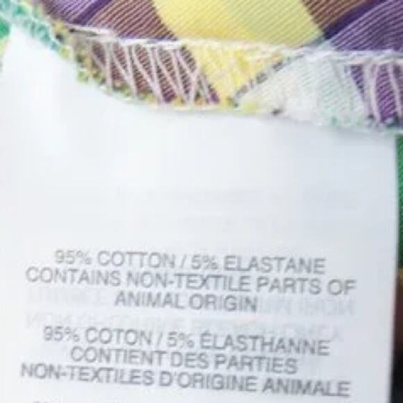 J. Crew Rainbow Smocked Sleeveless Tank Top Size 12 Large - Picture 8 of 9